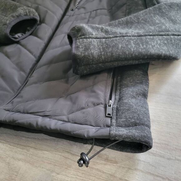 Apt. 9 men's medium NWT fleece lined black fuax fur coat - Picture 5 of 8